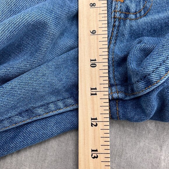 Levis Men 34W x 30L Blue Stonewash Orange Tab Mid Rise Straight Leg USA VTG - Picture 5 of 12